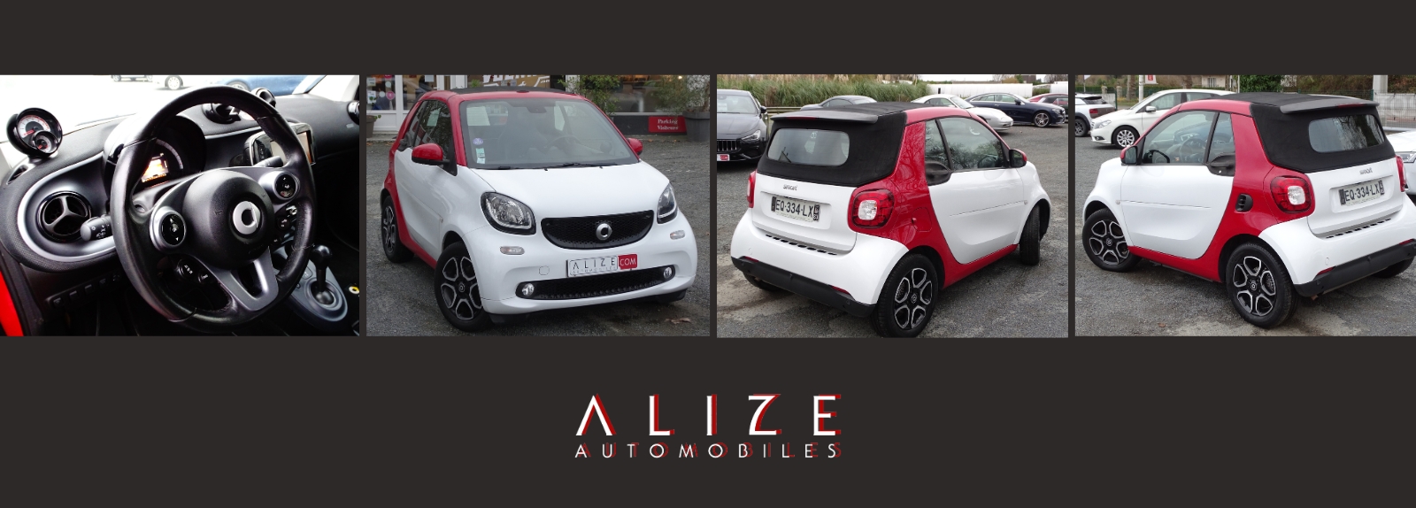 Smart Cabriolet 0.9i - 90 S&S - BV TWINAMIC II année 2016 Passion Phase 1